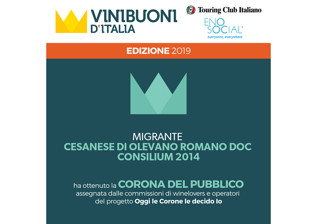 Vini Buoni d'Italia 2019 - Azienda Agricola Migrante - Cesanese di Olevano Romano